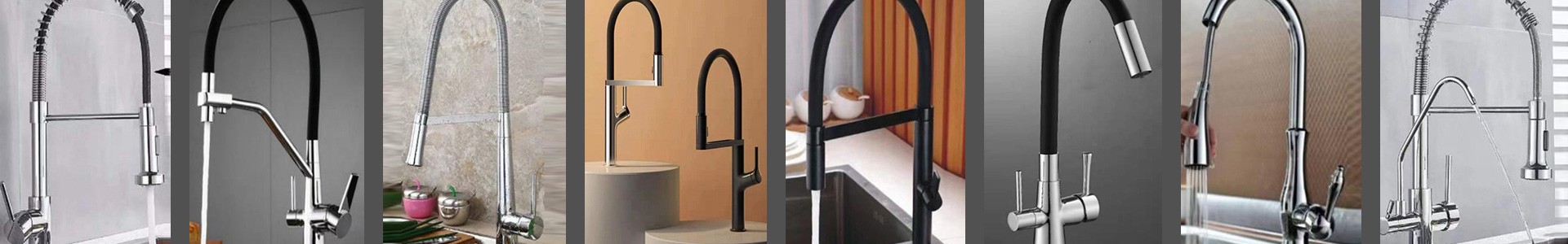 Brass Kitchen Pull Out Faucet